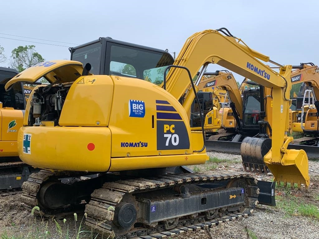 Komatsu PC 70 - Mini-ekskavators: foto 1 Komatsu PC 70 - Mini-ekskavators: foto 1