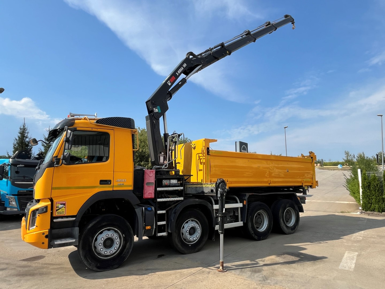 Kravas automašīna pašizgāzējs, Kravas auto ar manipulatoru VOLVO FMX 460,  8x4, 2017, HIAB 188: foto 17