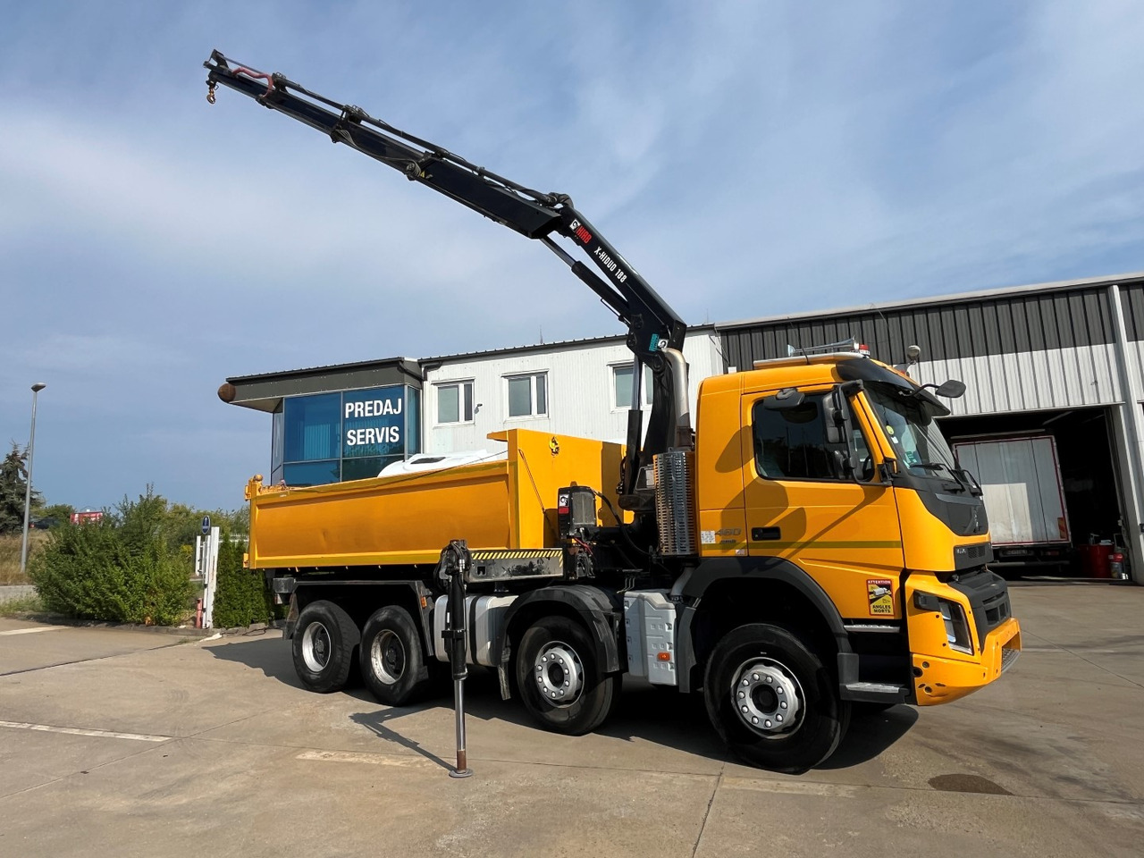 Kravas automašīna pašizgāzējs, Kravas auto ar manipulatoru VOLVO FMX 460,  8x4, 2017, HIAB 188: foto 18