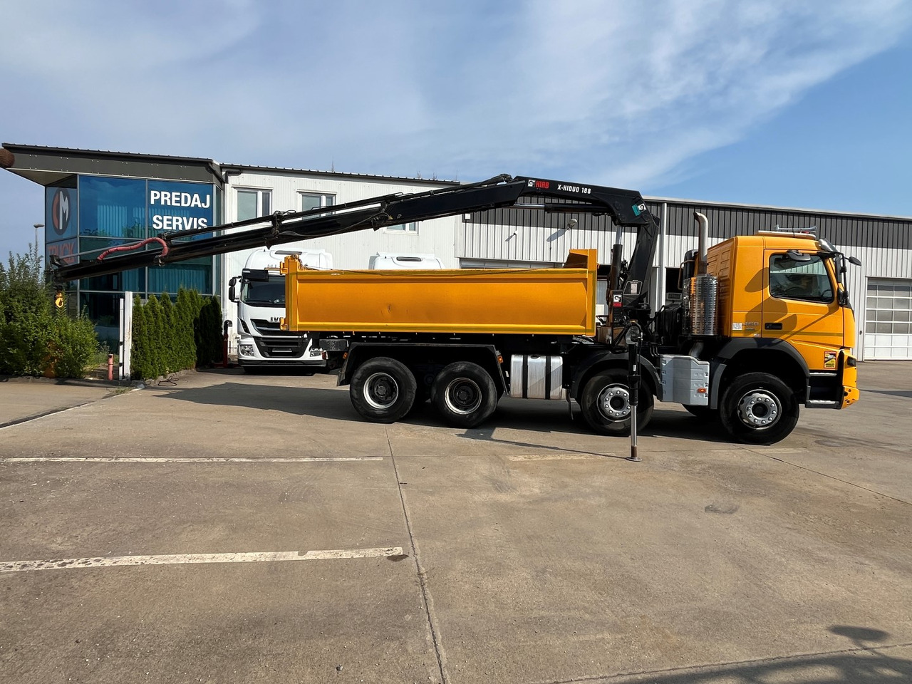 Kravas automašīna pašizgāzējs, Kravas auto ar manipulatoru VOLVO FMX 460,  8x4, 2017, HIAB 188: foto 15