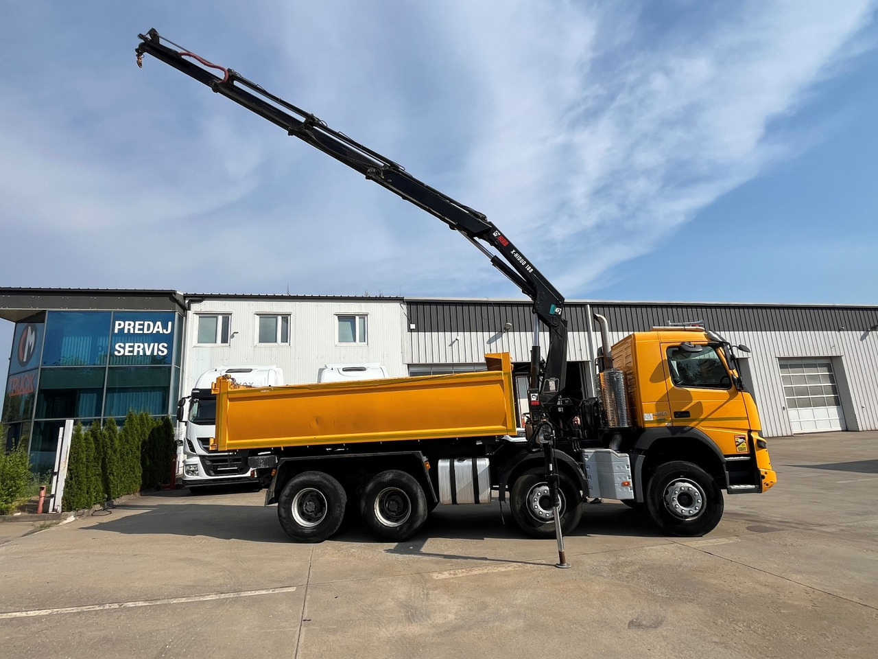 Kravas automašīna pašizgāzējs, Kravas auto ar manipulatoru VOLVO FMX 460,  8x4, 2017, HIAB 188: foto 19