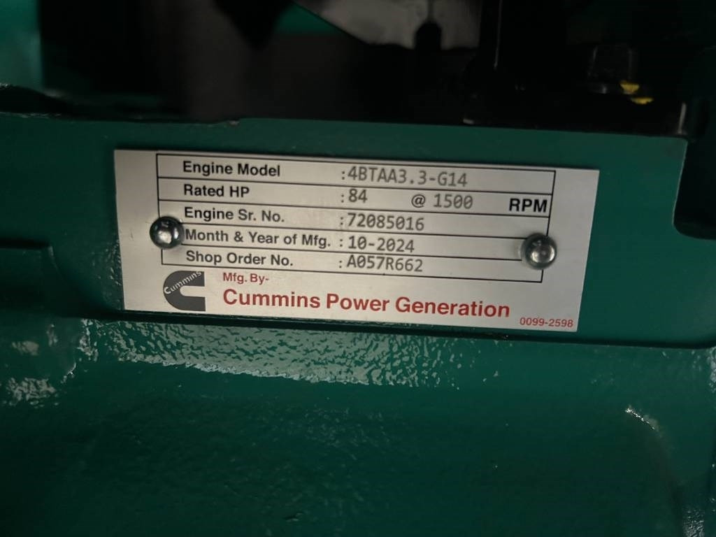 Cummins C66D5EQ - 66 kVA Generator - DPX-18507-Q  līzingu Cummins C66D5EQ - 66 kVA Generator - DPX-18507-Q: foto 8