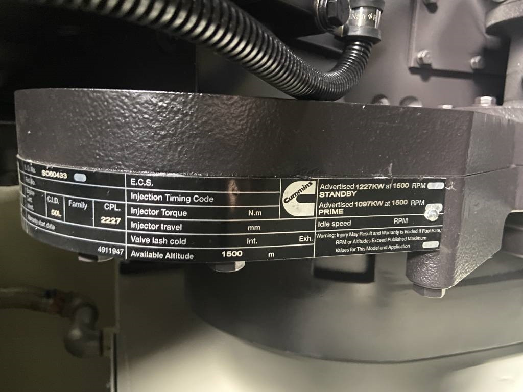 Jaunā Elektroģenerators Cummins KTA50-G3 - 1375 kVA Generator - DPX-18819: foto 9