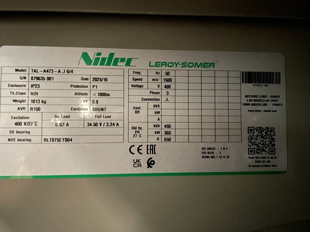 Jaunā Elektroģenerators Iveco CR13TE3A - 440 kVA Generator - DPX-19796: foto 18