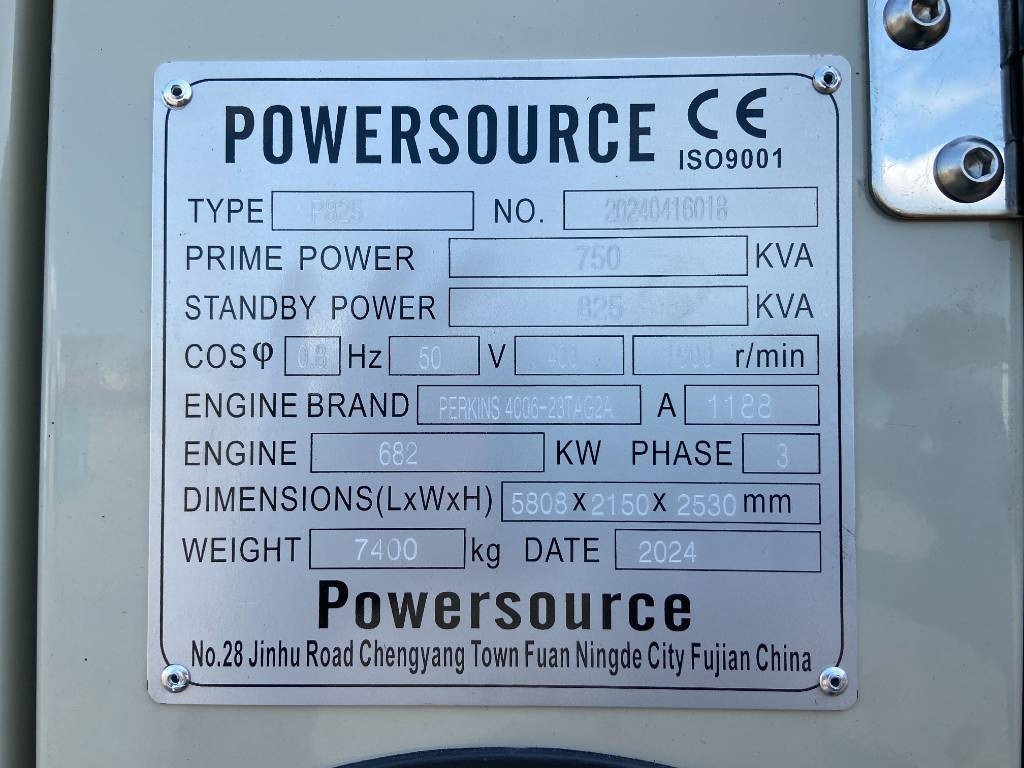 Perkins 4006-23TAG2A - 825 kVA Generator - DPX-19817 - Elektroģenerators: foto 4 Perkins 4006-23TAG2A - 825 kVA Generator - DPX-19817 - Elektroģenerators: foto 4