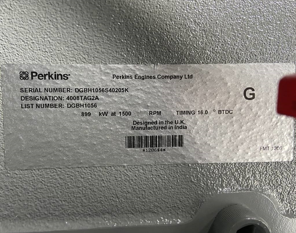 Jaunā Elektroģenerators Perkins 4008TAG2A - 1100 kVA Generator - DPX-19820: foto 9