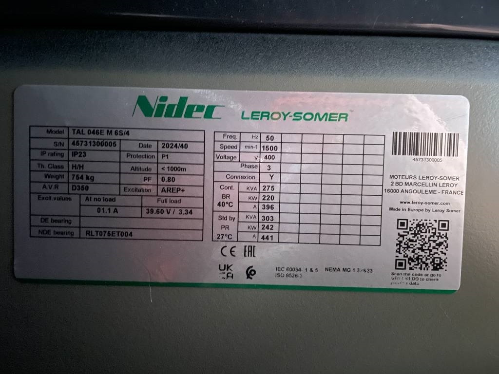 Scania DC09 - 300 kVA Generator - DPX-17947 - Elektroģenerators: foto 3 Scania DC09 - 300 kVA Generator - DPX-17947 - Elektroģenerators: foto 3