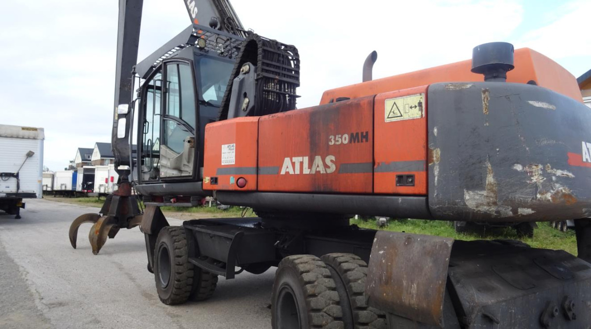 Maszyna przeładunkowa ATLAS 350MH - 2013/2018 - 166kW - 15,9m zasięgu - Atkritumu iekrāvējs: foto 2 Maszyna przeładunkowa ATLAS 350MH - 2013/2018 - 166kW - 15,9m zasięgu - Atkritumu iekrāvējs: foto 2
