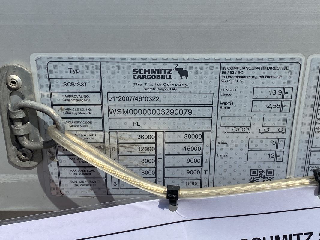 SCHMITZ CARGOBULL SCB S3T FIRANA - Piekabe ar tentu: foto 5 SCHMITZ CARGOBULL SCB S3T FIRANA - Piekabe ar tentu: foto 5