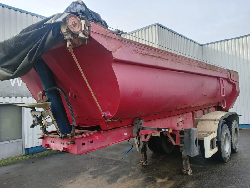 Kaiser 2 Axle , 8 Tyres , Steel tipper trailer - Puspiekabe pašizgāzējs: foto 1 Kaiser 2 Axle , 8 Tyres , Steel tipper trailer - Puspiekabe pašizgāzējs: foto 1