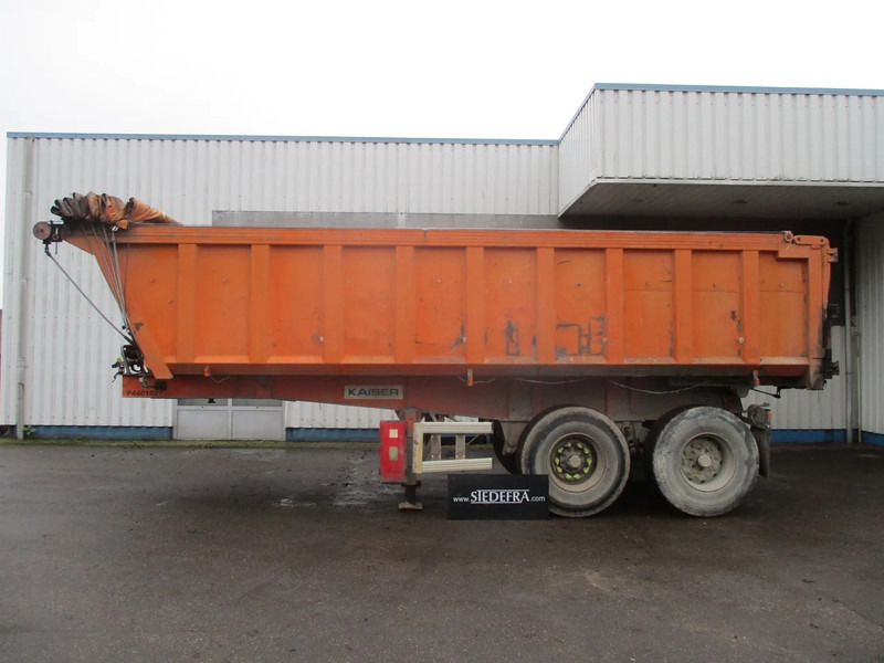 Kaiser 2 axle , steel tipper trailer , spring suspension , drum brakes - Puspiekabe pašizgāzējs: foto 2 Kaiser 2 axle , steel tipper trailer , spring suspension , drum brakes - Puspiekabe pašizgāzējs: foto 2