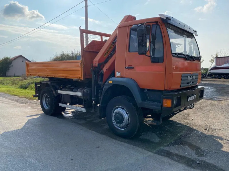 MAN LE 18-280 , 4X4 , Tipper , Palfinger PK 9501 - Kravas automašīna pašizgāzējs, Kravas auto ar manipulatoru: foto 5 MAN LE 18-280 , 4X4 , Tipper , Palfinger PK 9501 - Kravas automašīna pašizgāzējs, Kravas auto ar manipulatoru: foto 5