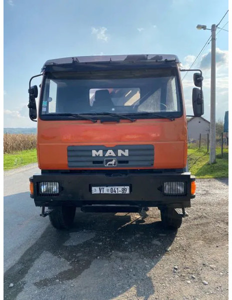Kravas automašīna pašizgāzējs, Kravas auto ar manipulatoru MAN LE 18-280 , 4X4 , Tipper , Palfinger PK 9501: foto 10
