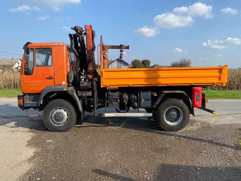 Kravas automašīna pašizgāzējs, Kravas auto ar manipulatoru MAN LE 18-280 , 4X4 , Tipper , Palfinger PK 9501: foto 8