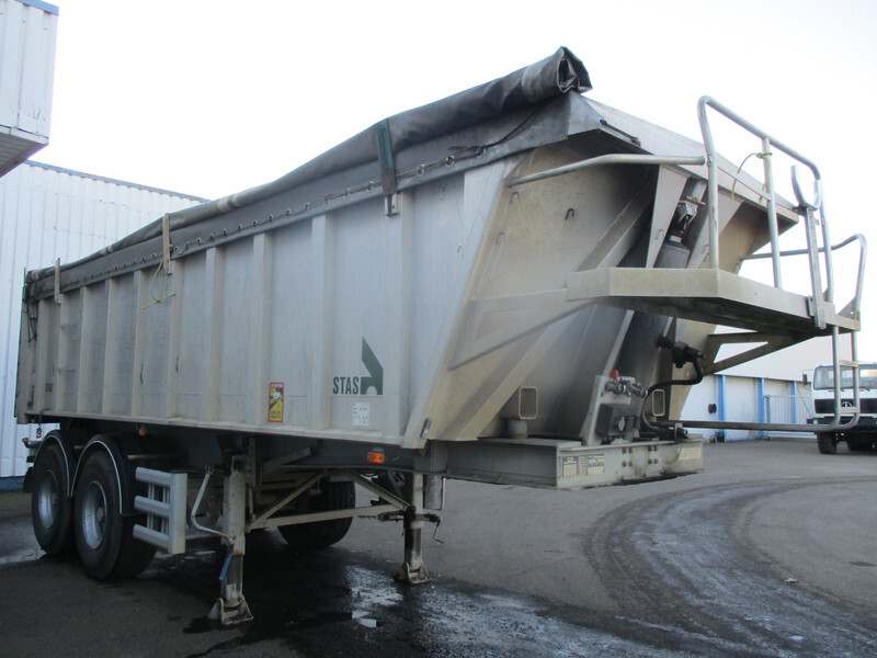 Stas 2 Axle Tipper Trailer , Spring Suspension, Drum brakes - Puspiekabe pašizgāzējs: foto 4 Stas 2 Axle Tipper Trailer , Spring Suspension, Drum brakes - Puspiekabe pašizgāzējs: foto 4