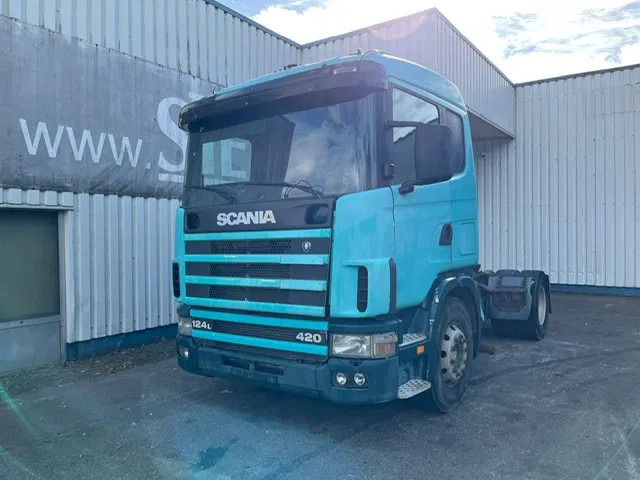 Scania R 124 L 420 , Manual Gearbox , Airco , Retarder - Vilcējs: foto 1 Scania R 124 L 420 , Manual Gearbox , Airco , Retarder - Vilcējs: foto 1