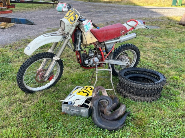 Motocikls Enduro, KTM 250 EXC -1989, reparationsobjekt: foto 1