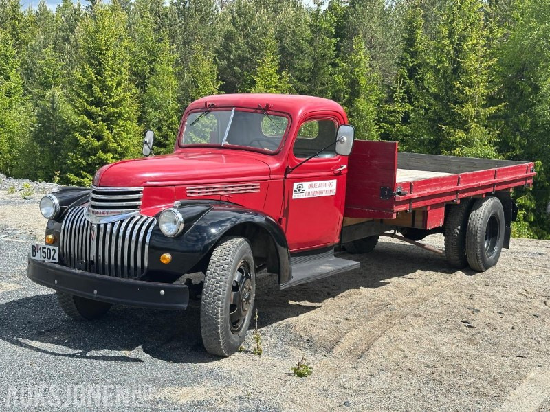 1946 Chevrolet - lastebil med plan - Bortu kravas automašīna/ Platforma: foto 1 1946 Chevrolet - lastebil med plan - Bortu kravas automašīna/ Platforma: foto 1