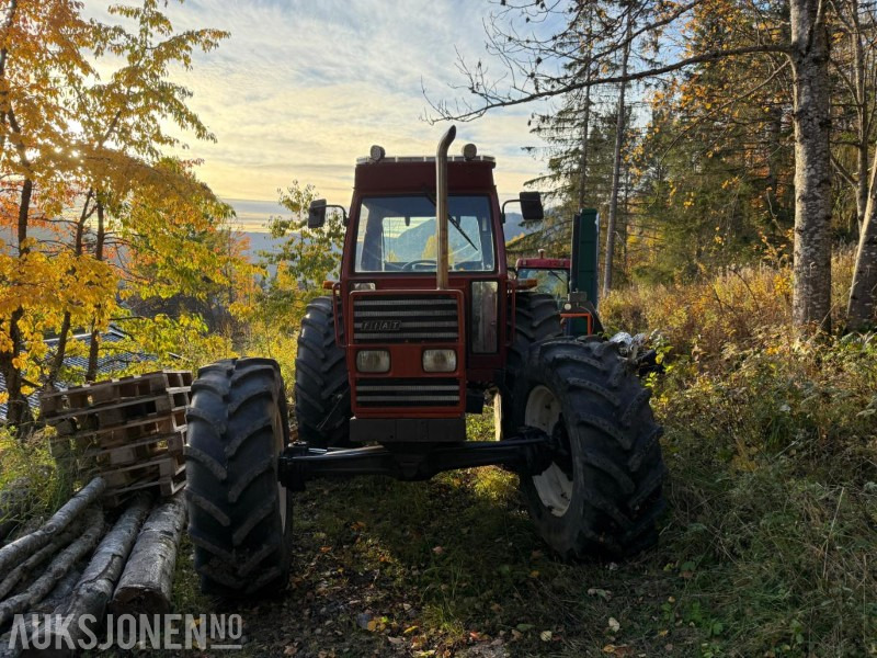 1980 Fiat 880 m/Turbo, nylig oppusset - Traktors: foto 2 1980 Fiat 880 m/Turbo, nylig oppusset - Traktors: foto 2
