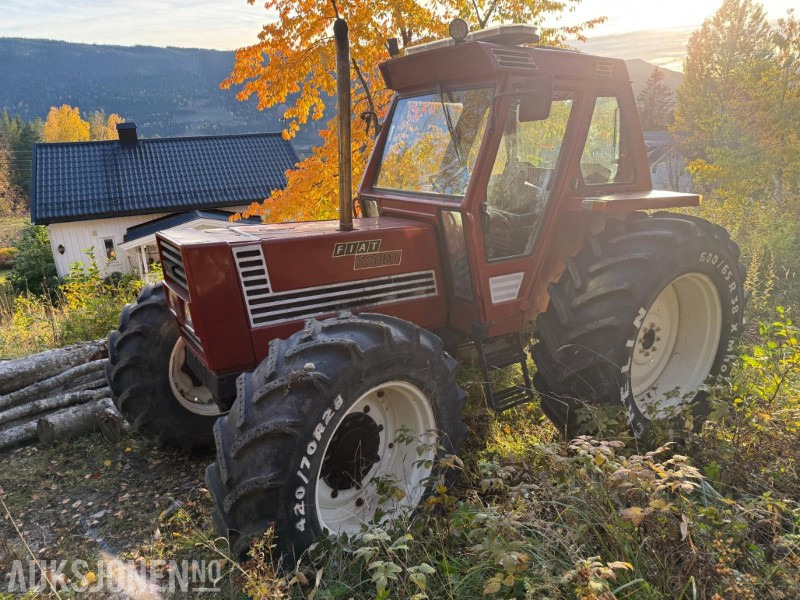1980 Fiat 880 m/Turbo, nylig oppusset - Traktors: foto 1 1980 Fiat 880 m/Turbo, nylig oppusset - Traktors: foto 1