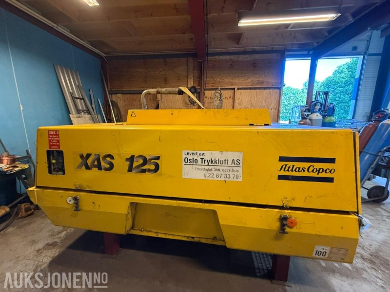 1995 Atlas Copco XAS 125 Kompressor - Celtniecības maisītājs: foto 2 1995 Atlas Copco XAS 125 Kompressor - Celtniecības maisītājs: foto 2