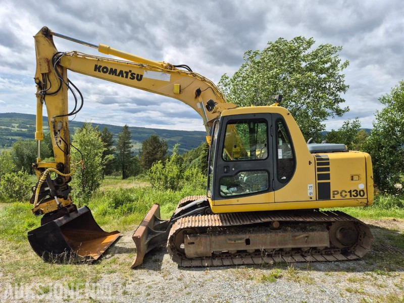 1998 Komatsu PC130, beltegraver m. Engcon tiltrotator, ny sertifisert - Ekskavators: foto 2 1998 Komatsu PC130, beltegraver m. Engcon tiltrotator, ny sertifisert - Ekskavators: foto 2