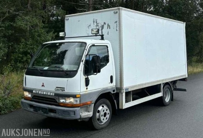 1999 Mitsubishi Fuso Canter C1 Skapbil med løftelem - Kravas automašīna ar slēgto virsbūvi: foto 1 1999 Mitsubishi Fuso Canter C1 Skapbil med løftelem - Kravas automašīna ar slēgto virsbūvi: foto 1