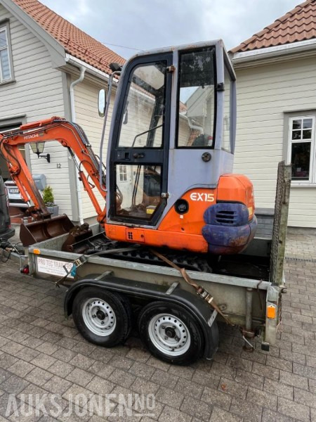 2000 Minigraver - Hitachi EX15 - Mini-ekskavators: foto 3 2000 Minigraver - Hitachi EX15 - Mini-ekskavators: foto 3