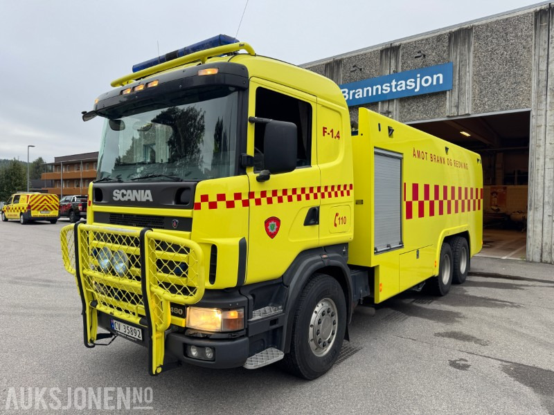 2002 Scania R164 tankbil med masse utstyr. 6X4 - Ugunsdzēsēju mašīna: foto 1 2002 Scania R164 tankbil med masse utstyr. 6X4 - Ugunsdzēsēju mašīna: foto 1