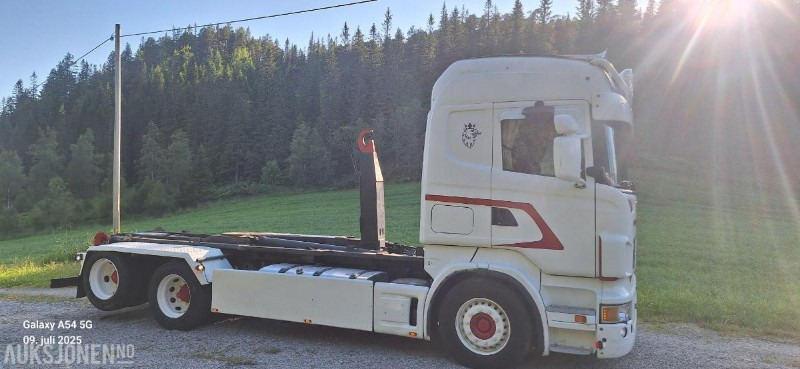 2004 Scania R580 6x2 krokbil - 20t JOAB krok - Kranhydraulikk - Pacēlājs ar āķi: foto 4 2004 Scania R580 6x2 krokbil - 20t JOAB krok - Kranhydraulikk - Pacēlājs ar āķi: foto 4