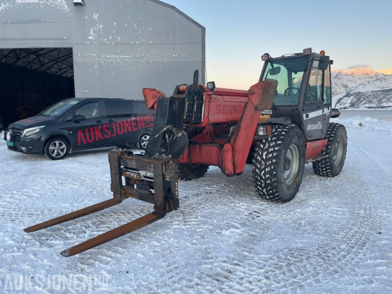 2006 Manitou MT 1740 SLT Teleskoptruck, mye utstyr, og kun 5885 timer - Teleskopiskais iekrāvējs: foto 1 2006 Manitou MT 1740 SLT Teleskoptruck, mye utstyr, og kun 5885 timer - Teleskopiskais iekrāvējs: foto 1