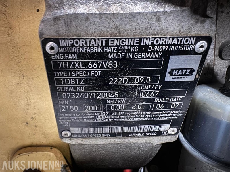 Celtniecības maisītājs 2007 Dynapac LG500 Vibroplate: foto 11