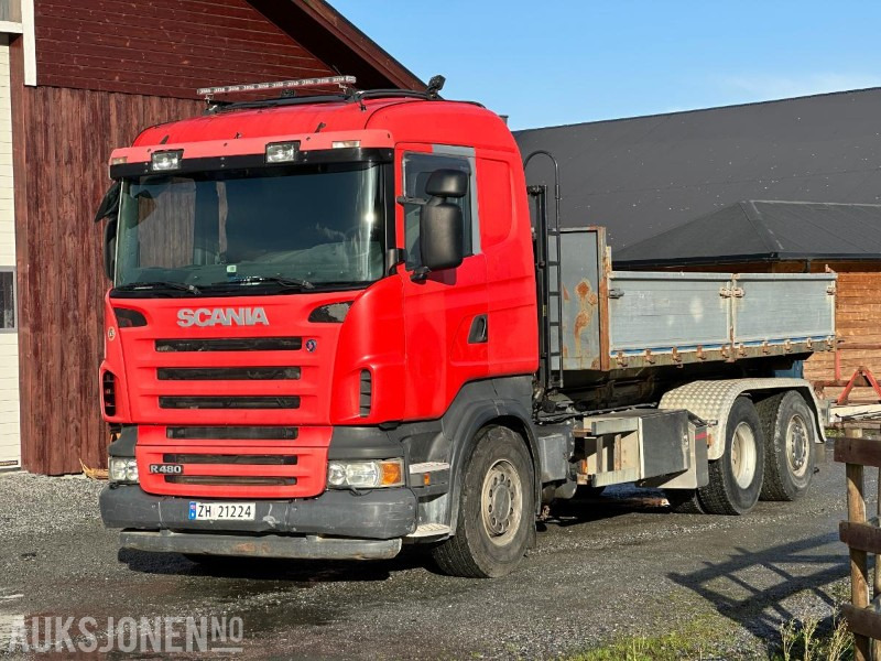 2007 SCANIA R480 6x2 KROKBIL - Pacēlājs ar āķi: foto 1 2007 SCANIA R480 6x2 KROKBIL - Pacēlājs ar āķi: foto 1