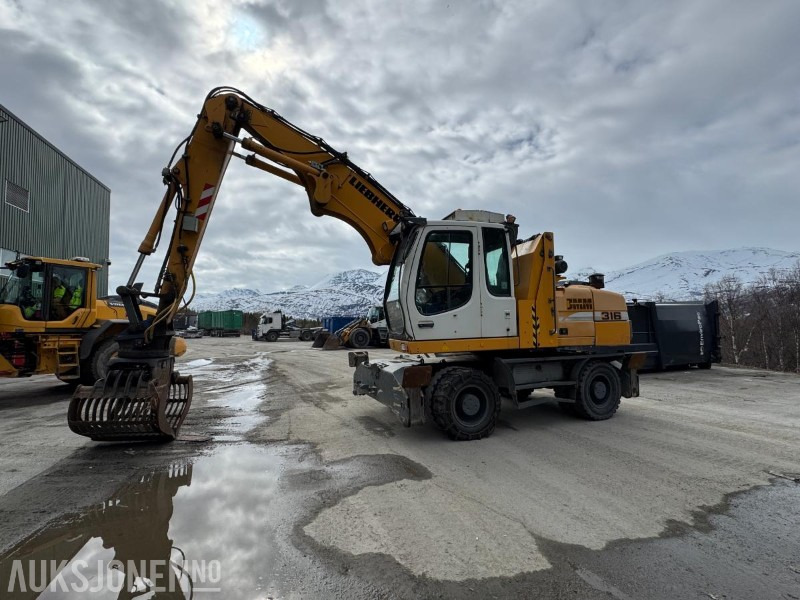 2009 Liebherr A316 Litronic hjulgraver - Hevbar hytte - Klype - 13065T - Ekskavators: foto 1 2009 Liebherr A316 Litronic hjulgraver - Hevbar hytte - Klype - 13065T - Ekskavators: foto 1