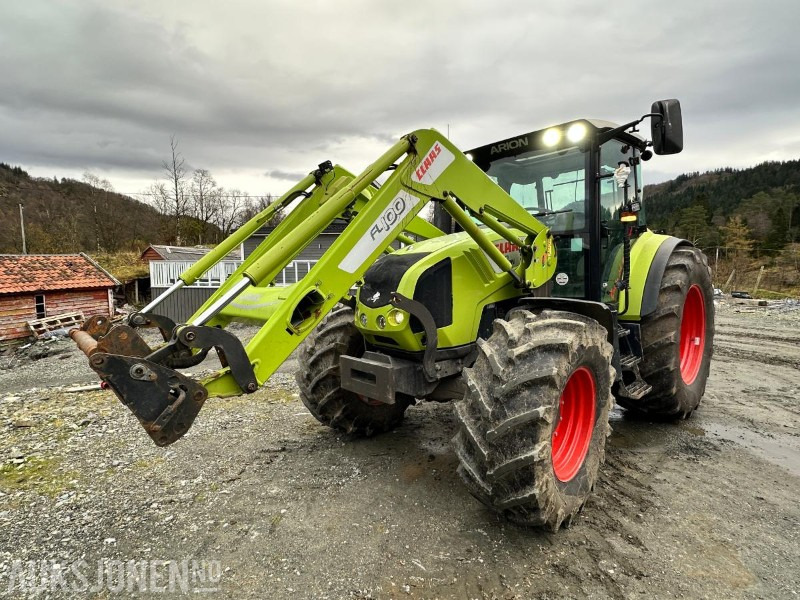 2011 Claas Arion 430 med FL100 frontlaster – 133 hk, nye dekk, kamera og hydraulisk redskapslås, 3755 timer - Traktors: foto 1 2011 Claas Arion 430 med FL100 frontlaster – 133 hk, nye dekk, kamera og hydraulisk redskapslås, 3755 timer - Traktors: foto 1