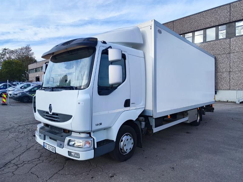 2011 Renault Midlum skapbil m sideåpning / Zepro 1500 løftelem - Kravas automašīna ar slēgto virsbūvi: foto 1 2011 Renault Midlum skapbil m sideåpning / Zepro 1500 løftelem - Kravas automašīna ar slēgto virsbūvi: foto 1