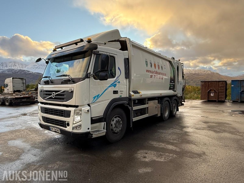 2011 Volvo FM330 6X2 Komprimatorbil 22M3 - Strøere - Baklaster - 353908KM - Atkritumu vedējs: foto 1 2011 Volvo FM330 6X2 Komprimatorbil 22M3 - Strøere - Baklaster - 353908KM - Atkritumu vedējs: foto 1