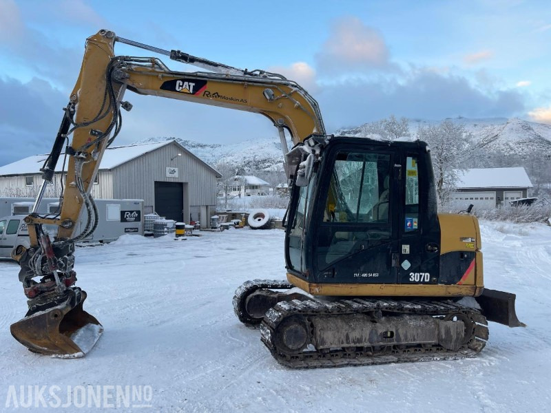 2012 Cat 307D Gravemaskin, Tiltrotator, S50, 8392 timer, sertifisert til Juli 2026 - Ekskavators: foto 2 2012 Cat 307D Gravemaskin, Tiltrotator, S50, 8392 timer, sertifisert til Juli 2026 - Ekskavators: foto 2