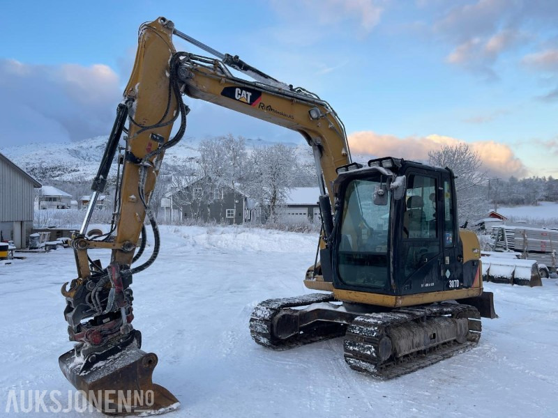 2012 Cat 307D Gravemaskin, Tiltrotator, S50, 8392 timer, sertifisert til Juli 2026 - Ekskavators: foto 1 2012 Cat 307D Gravemaskin, Tiltrotator, S50, 8392 timer, sertifisert til Juli 2026 - Ekskavators: foto 1