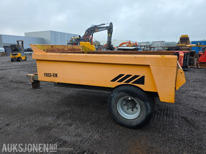 2012 Foss-eik dumperhenger hydraulisk med baklem - Tillatt totaltvekt 10400 kg - Celtniecības maisītājs: foto 3 2012 Foss-eik dumperhenger hydraulisk med baklem - Tillatt totaltvekt 10400 kg - Celtniecības maisītājs: foto 3