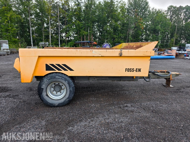 2012 Foss-eik dumperhenger hydraulisk med baklem - Tillatt totaltvekt 10400 kg - Celtniecības maisītājs: foto 5 2012 Foss-eik dumperhenger hydraulisk med baklem - Tillatt totaltvekt 10400 kg - Celtniecības maisītājs: foto 5