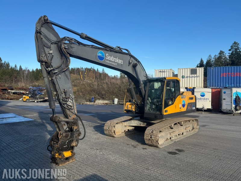 2012 Volvo EC220DL Beltegraver - Gravemaskin - Encon Tiltrotator - Pusseskuffe - Ekskavators: foto 2 2012 Volvo EC220DL Beltegraver - Gravemaskin - Encon Tiltrotator - Pusseskuffe - Ekskavators: foto 2
