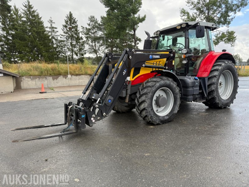2013 Massey Ferguson 7616 M/ FRONTLASTER, PALLEGAFLER OG SKUFF - Traktors: foto 1 2013 Massey Ferguson 7616 M/ FRONTLASTER, PALLEGAFLER OG SKUFF - Traktors: foto 1