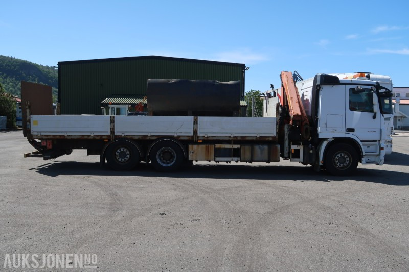 2013 Mercedes-Benz ACTROS 2536 med Palfinger PK165502 kran og baklift - Kravas auto ar manipulatoru: foto 4 2013 Mercedes-Benz ACTROS 2536 med Palfinger PK165502 kran og baklift - Kravas auto ar manipulatoru: foto 4