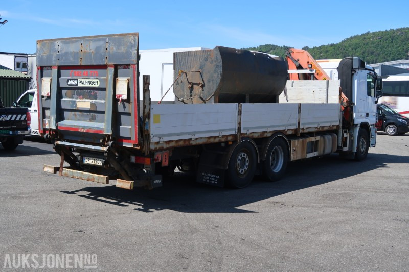 2013 Mercedes-Benz ACTROS 2536 med Palfinger PK165502 kran og baklift - Kravas auto ar manipulatoru: foto 5 2013 Mercedes-Benz ACTROS 2536 med Palfinger PK165502 kran og baklift - Kravas auto ar manipulatoru: foto 5