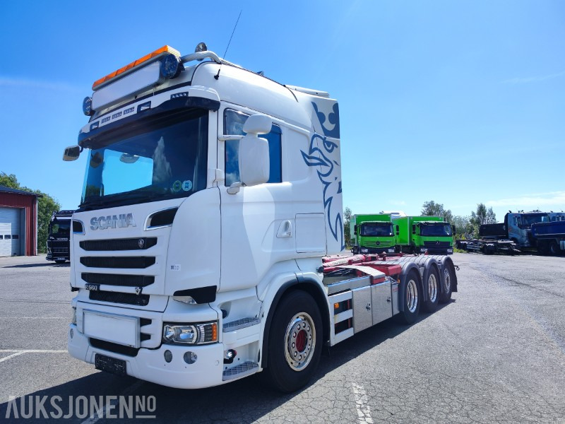 2013 Scania R560 KROKBIL SERVICEAVTALE VELHOLDT NY EU., 602509 km - Pacēlājs ar āķi: foto 1 2013 Scania R560 KROKBIL SERVICEAVTALE VELHOLDT NY EU., 602509 km - Pacēlājs ar āķi: foto 1