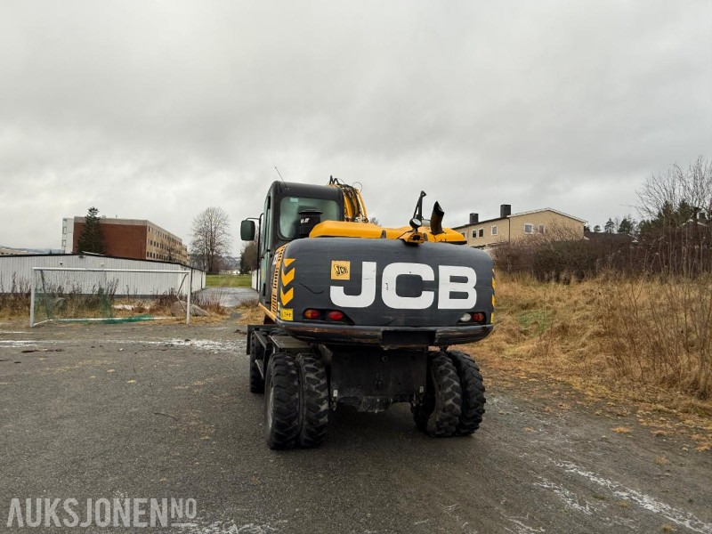 2014 JCB JS145W T4 Hjulgraver - KUN 9.216 arbeidstimer! ENGCON Rototilt, SERTIFISERT! 3 skuffer, sentralsmøring og hurtigkobling, - Ekskavators: foto 5 2014 JCB JS145W T4 Hjulgraver - KUN 9.216 arbeidstimer! ENGCON Rototilt, SERTIFISERT! 3 skuffer, sentralsmøring og hurtigkobling, - Ekskavators: foto 5