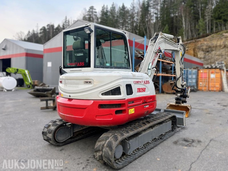 2014 TAKEUCHI TB260 MINIGRAVER SMP TILTROTATOR OG S40 HK FESTE PLANERINGSSKUFF - Mini-ekskavators: foto 5 2014 TAKEUCHI TB260 MINIGRAVER SMP TILTROTATOR OG S40 HK FESTE PLANERINGSSKUFF - Mini-ekskavators: foto 5