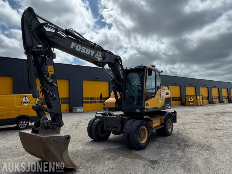2014 Volvo EW140D hjulgraver m/ Rototilt R4, S60-feste - Ekskavators: foto 1 2014 Volvo EW140D hjulgraver m/ Rototilt R4, S60-feste - Ekskavators: foto 1