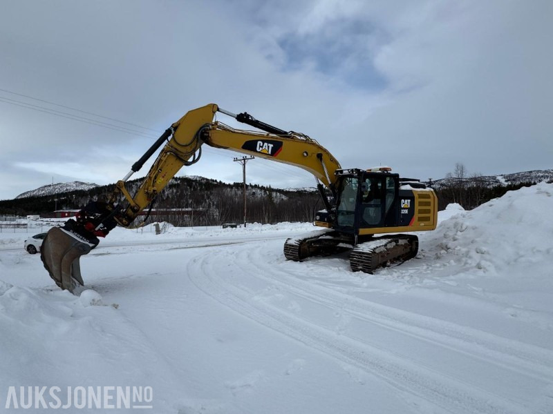 2015 Cat 320EL - Tiltrotator - Skuff - GPS - 5593T - Ekskavators: foto 1 2015 Cat 320EL - Tiltrotator - Skuff - GPS - 5593T - Ekskavators: foto 1